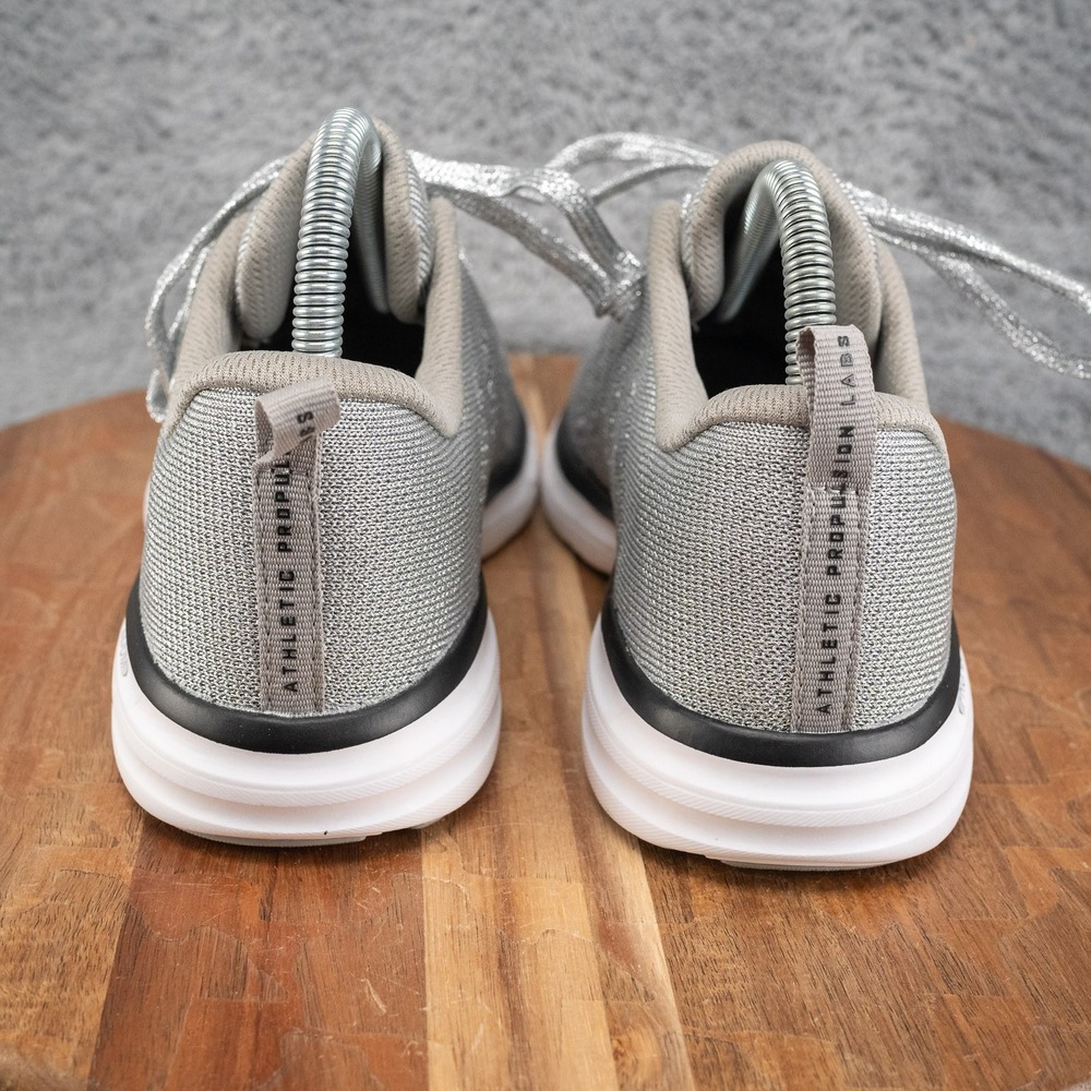 APL Women's TechLoom Pro Running Shoes Gray Knit Size 7.5 - Picture 4 of 9